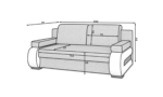 Sofa – lova Laura Sofa ELTAP 10