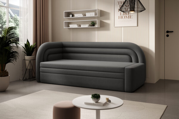 Sofa – Lova Fabillo Kairė Juoda Lovos 12