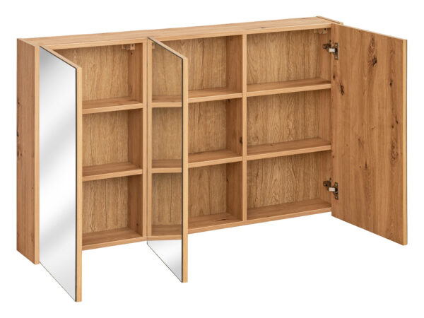 MADERA 843 Spintelė su 3D veidrodžiu / Veidrodinė spintelė 3D 120CM CU-COC-834012 FSC Mix 70% Vonios baldai COMAD 11